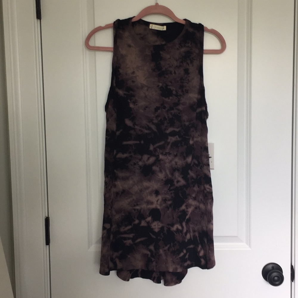 Rusty Tie-dye dress, racer back, size L.  NWT